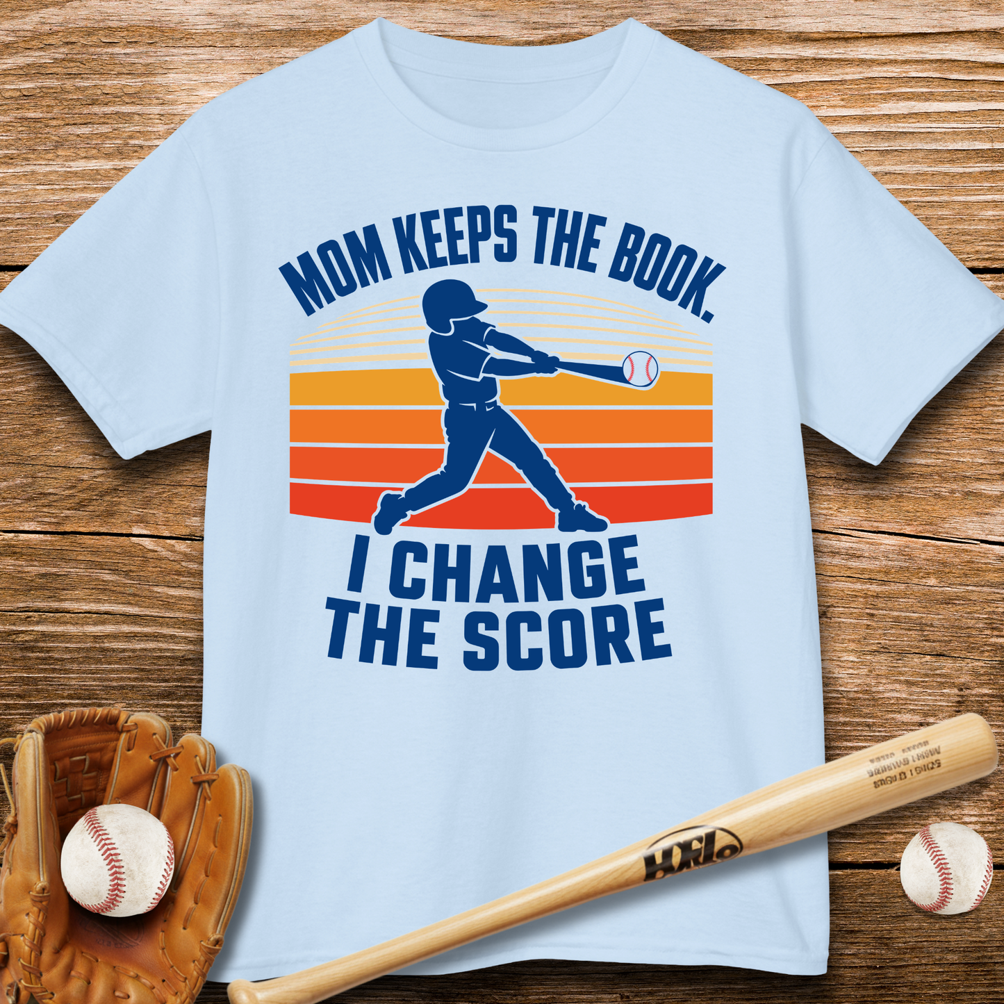 Bats Rewrite The Scoreboard Youth Tee