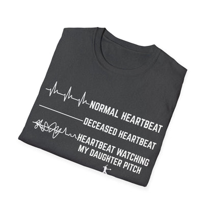 Daughter's Pitch Flatlines Me T-Shirt
