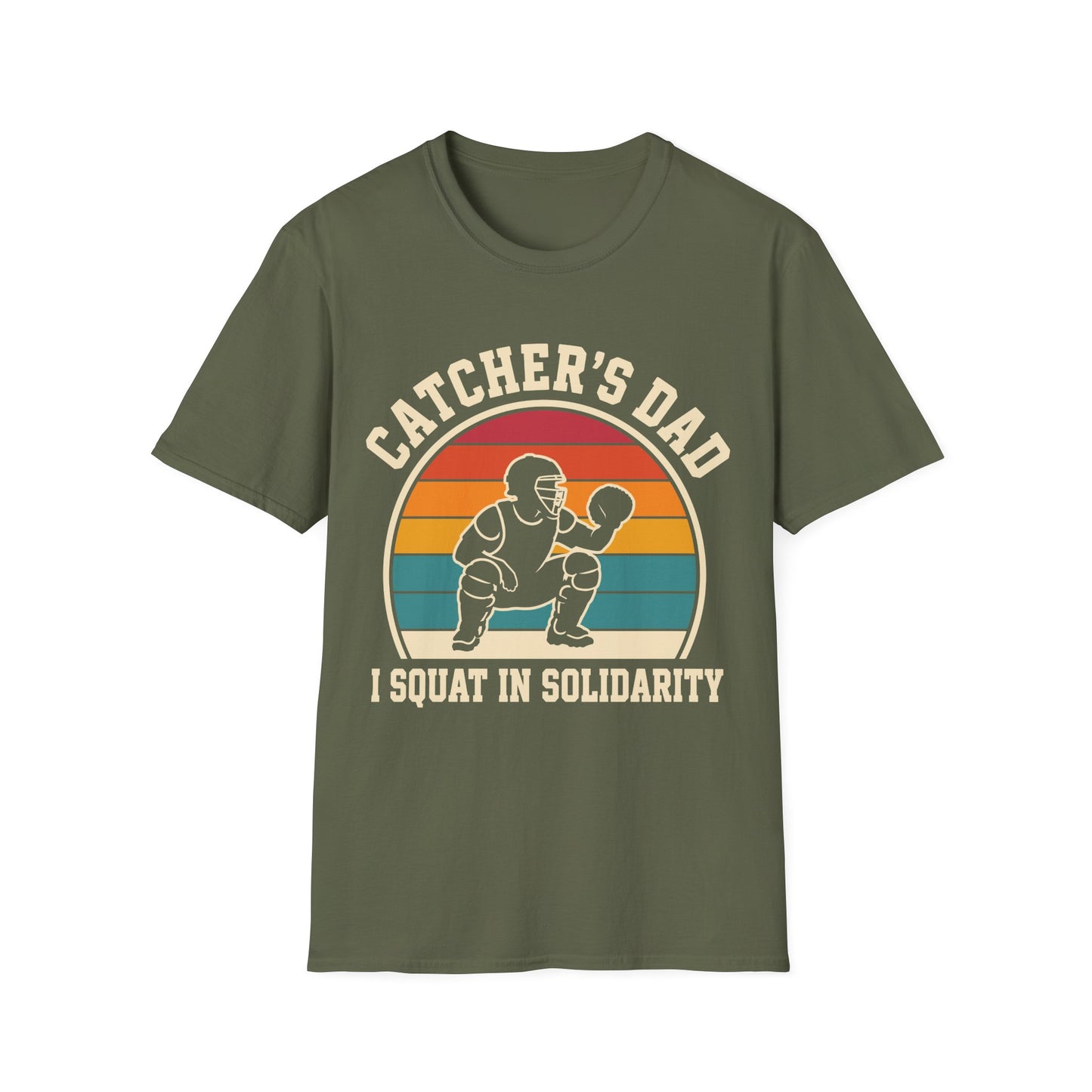 Catcher Dad Squats Too T-Shirt