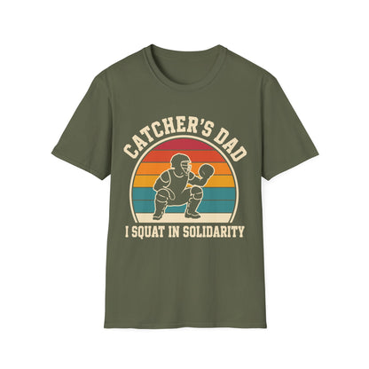 Catcher Dad Squats Too T-Shirt