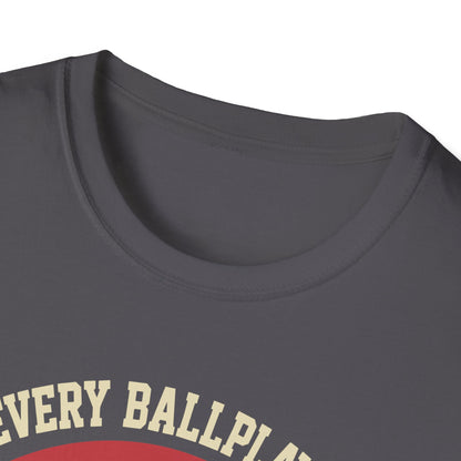 Behind Every Ballplayer A Dad T-Shirt