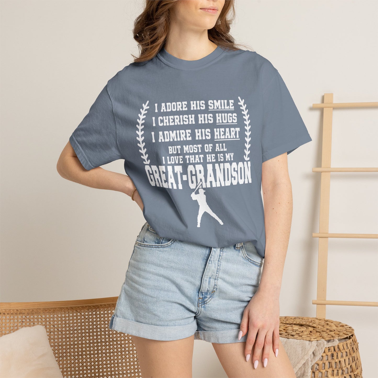 Adores Her Great-Grandson T-Shirt