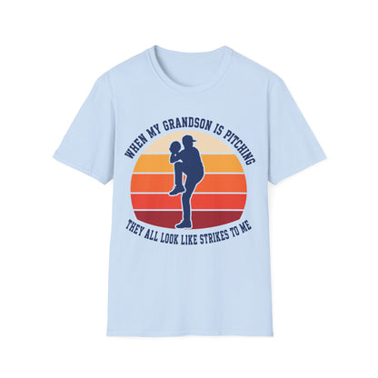 Grandparent  Sees Only Strikes T-Shirt