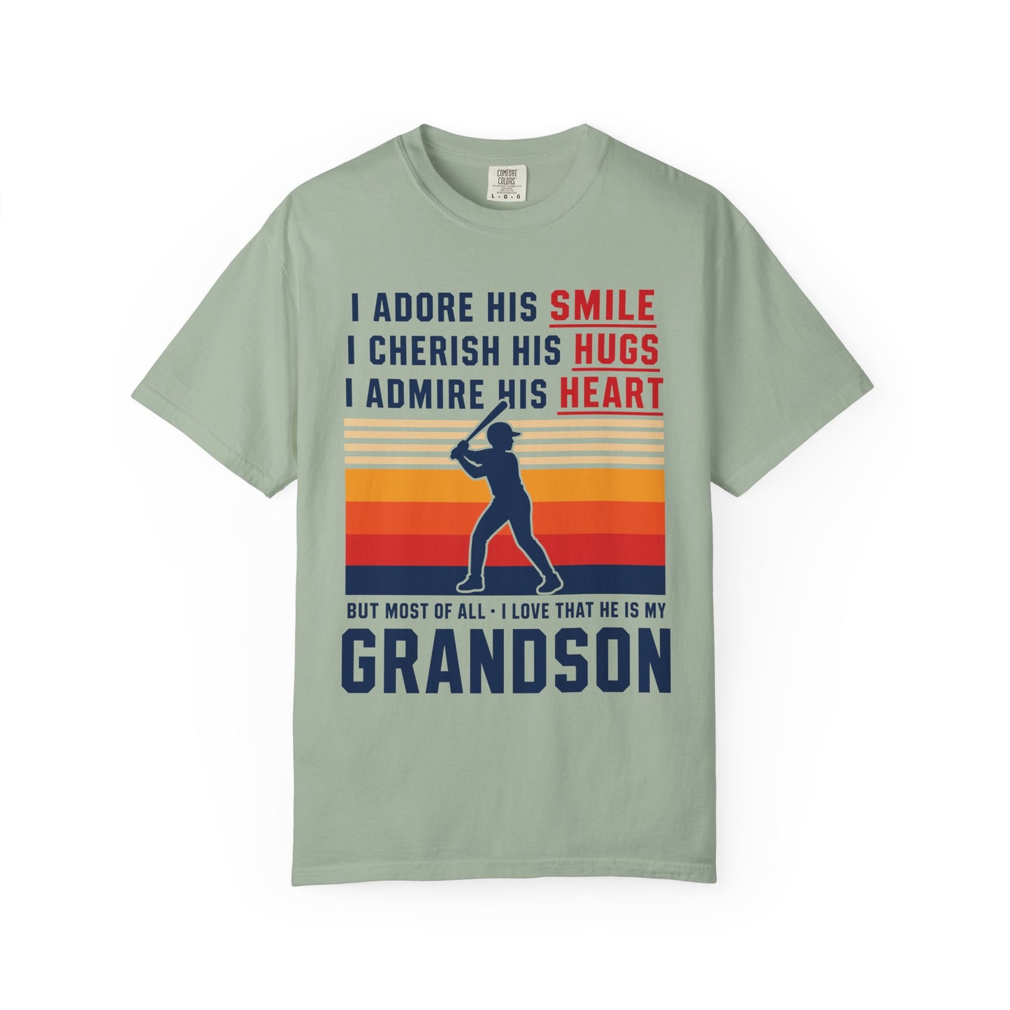 Grandma's Baseball Heart T-Shirt