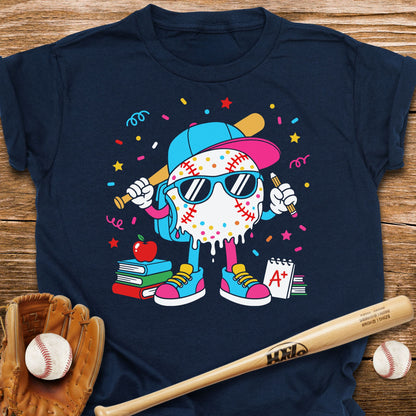 Back to School Baseball Dude Kids