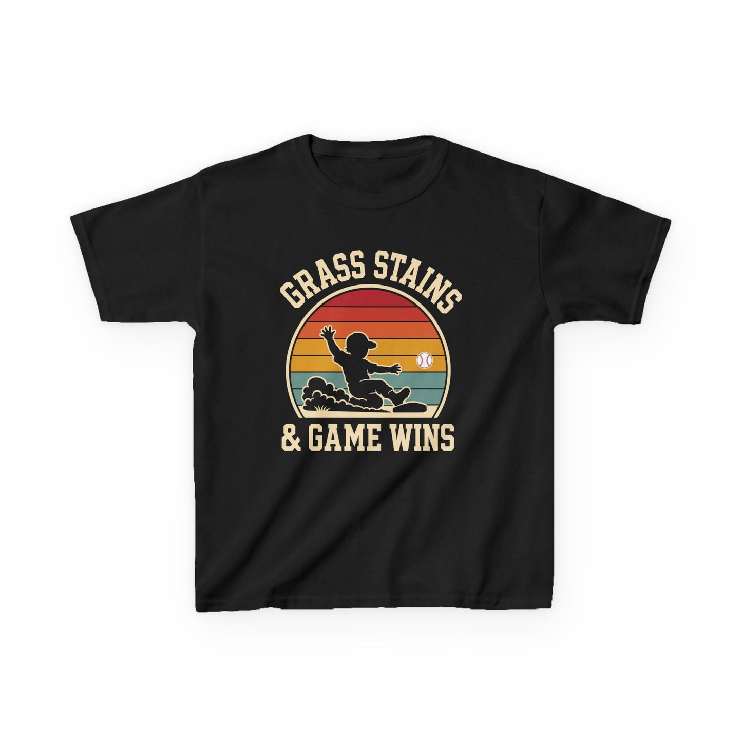 Grass Stains & Game Wins Kids T-shirt