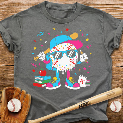 Back to School Baseball Dude Kids