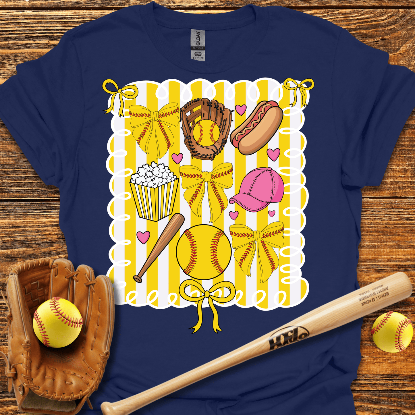 Softball Coquette Tee