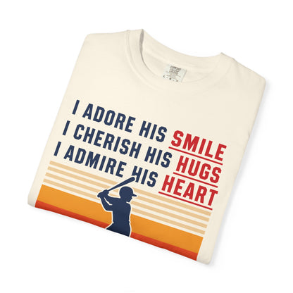 Grandma's Baseball Heart T-Shirt