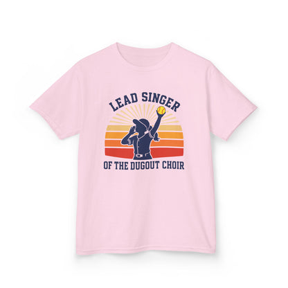 Loudest Girl In Dugout Kids T-shirt