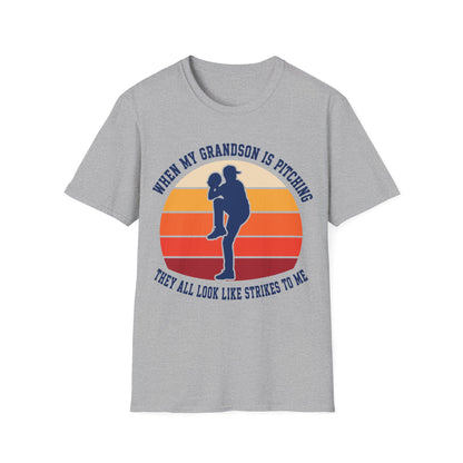 Grandparent  Sees Only Strikes T-Shirt