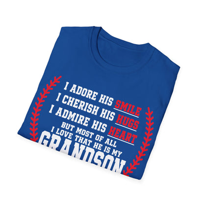 Grandma's Baseball Heart T-Shirt