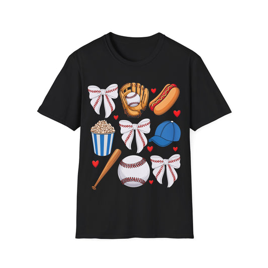 Baseball Love Unisex T-Shirt, Sports Fan Apparel, Gift for Him, Her, Game Day Outfit, Summer Casual Wear