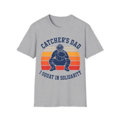 Catcher Dad Squats Too T-Shirt