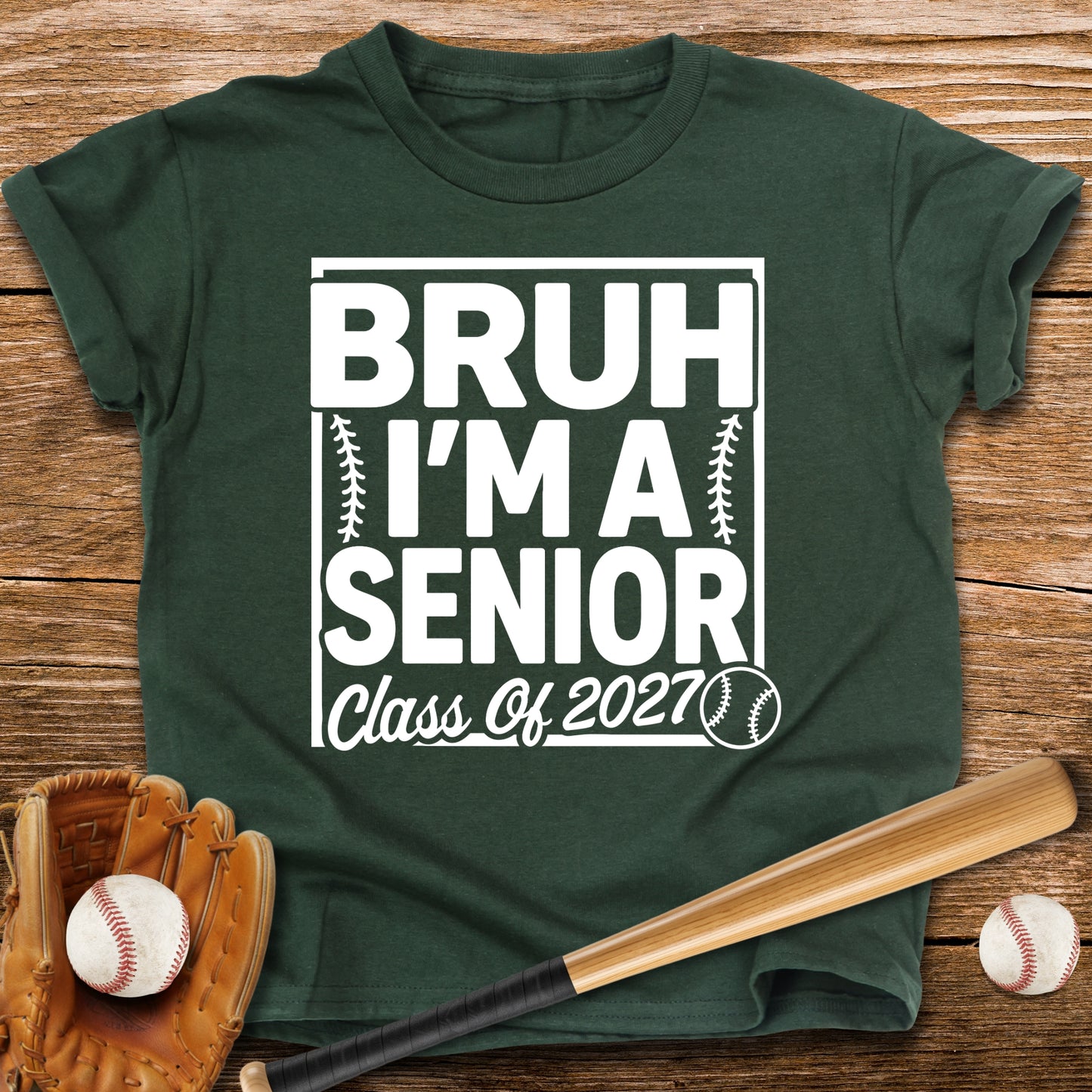 Baseball Senior 2027 Youth Tee