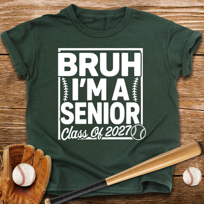 Baseball Senior 2027 Youth Tee