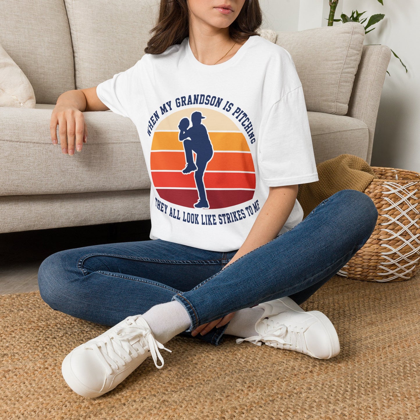 Grandparent  Sees Only Strikes T-Shirt