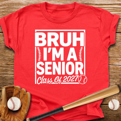Baseball Senior 2027 Youth Tee