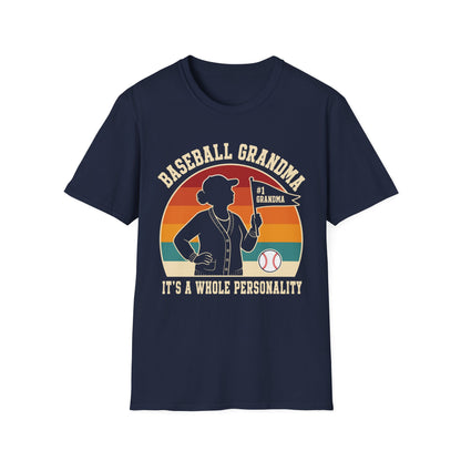 Baseball Grandma Whole Personality T-Shirt