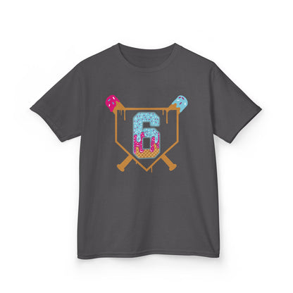 Baseball 6th Birthday Kids T-shirt
