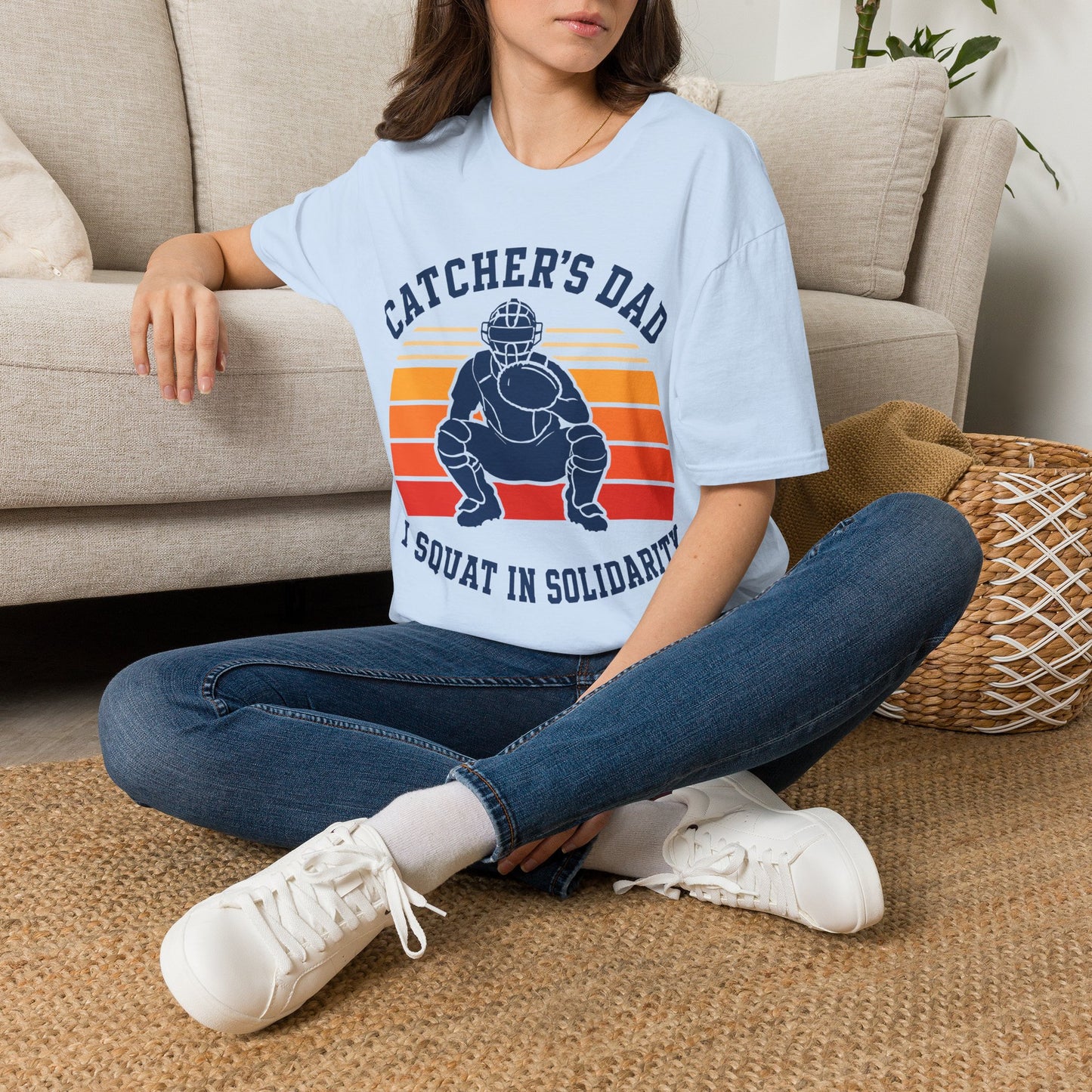 Catcher Dad Squats Too T-Shirt