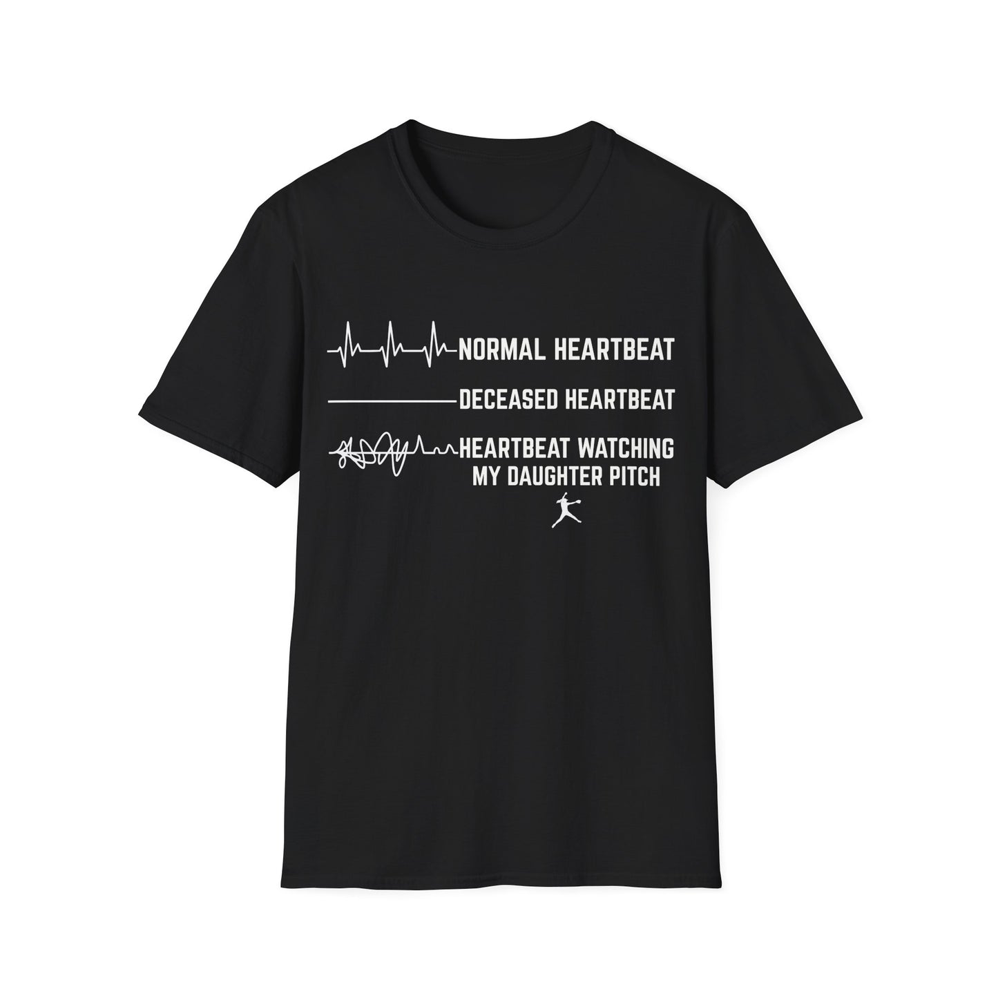 Daughter's Pitch Flatlines Me T-Shirt