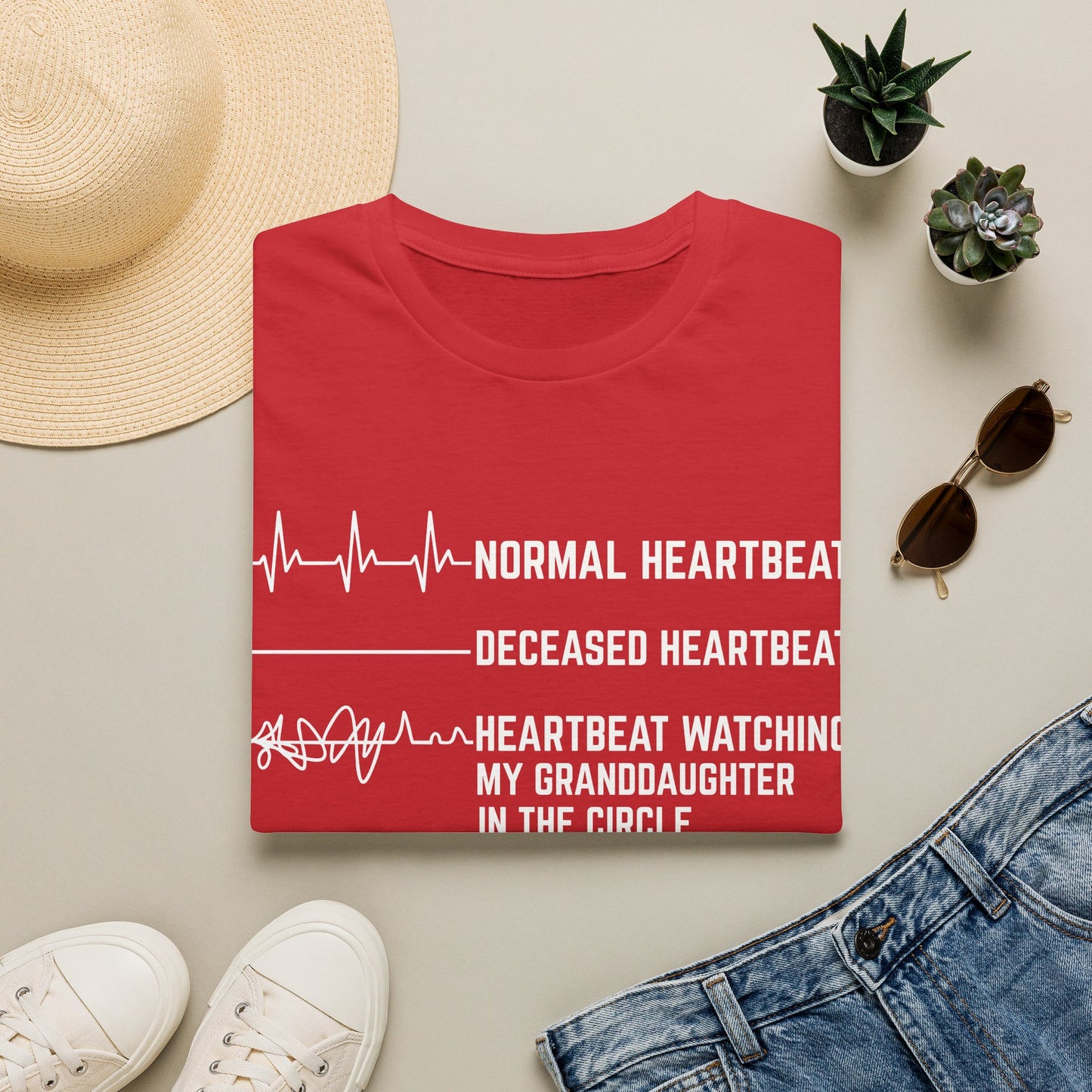 Granddaughter's Circle Flatlines Me T-Shirt