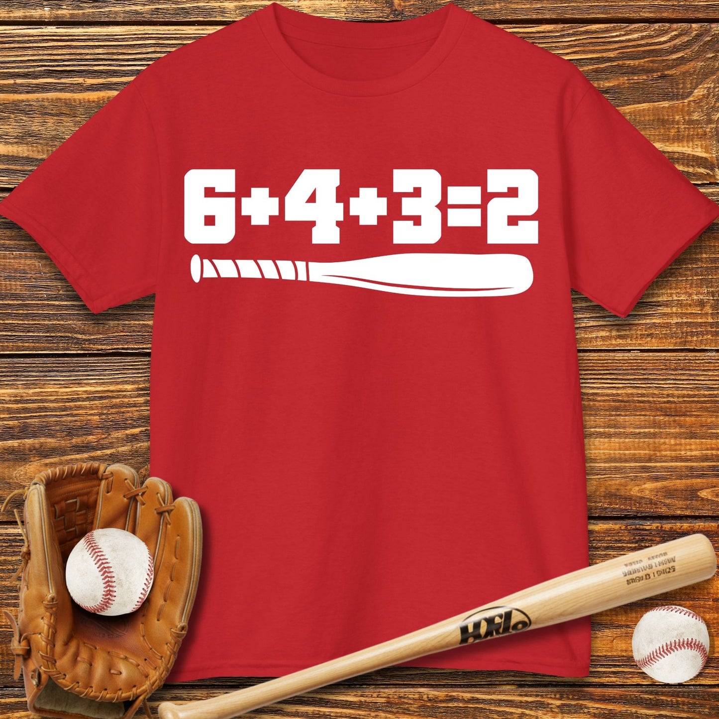 6 4 3 2 Double Play Kids T-Shirt
