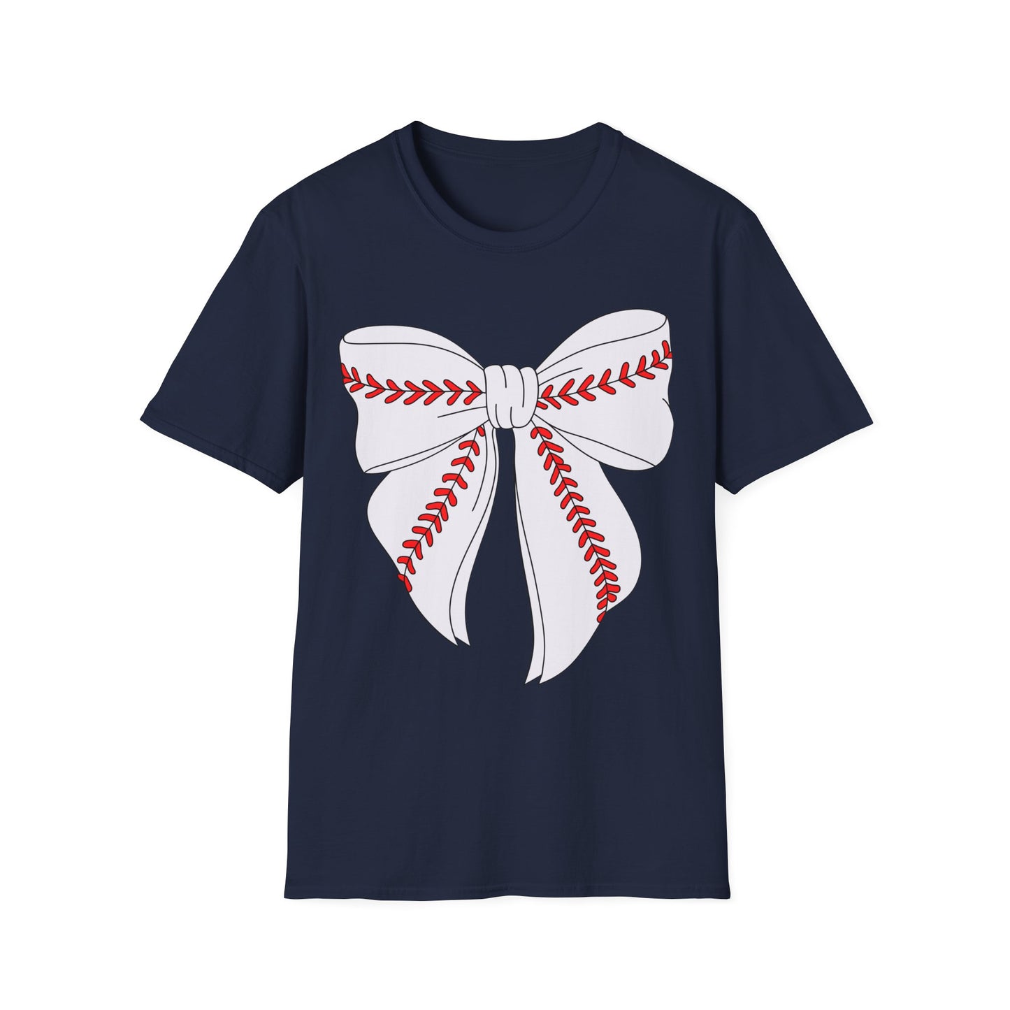 Charming Bow Graphic T-Shirt for All Occasions, Gift for Her, Casual Wear, Holiday Apparel, Trendy Fashion Statement