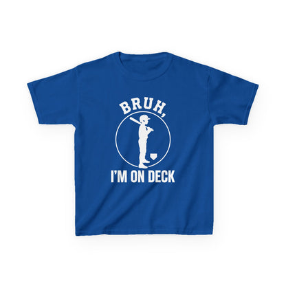 Bruh I'm On Deck Kids T-shirt