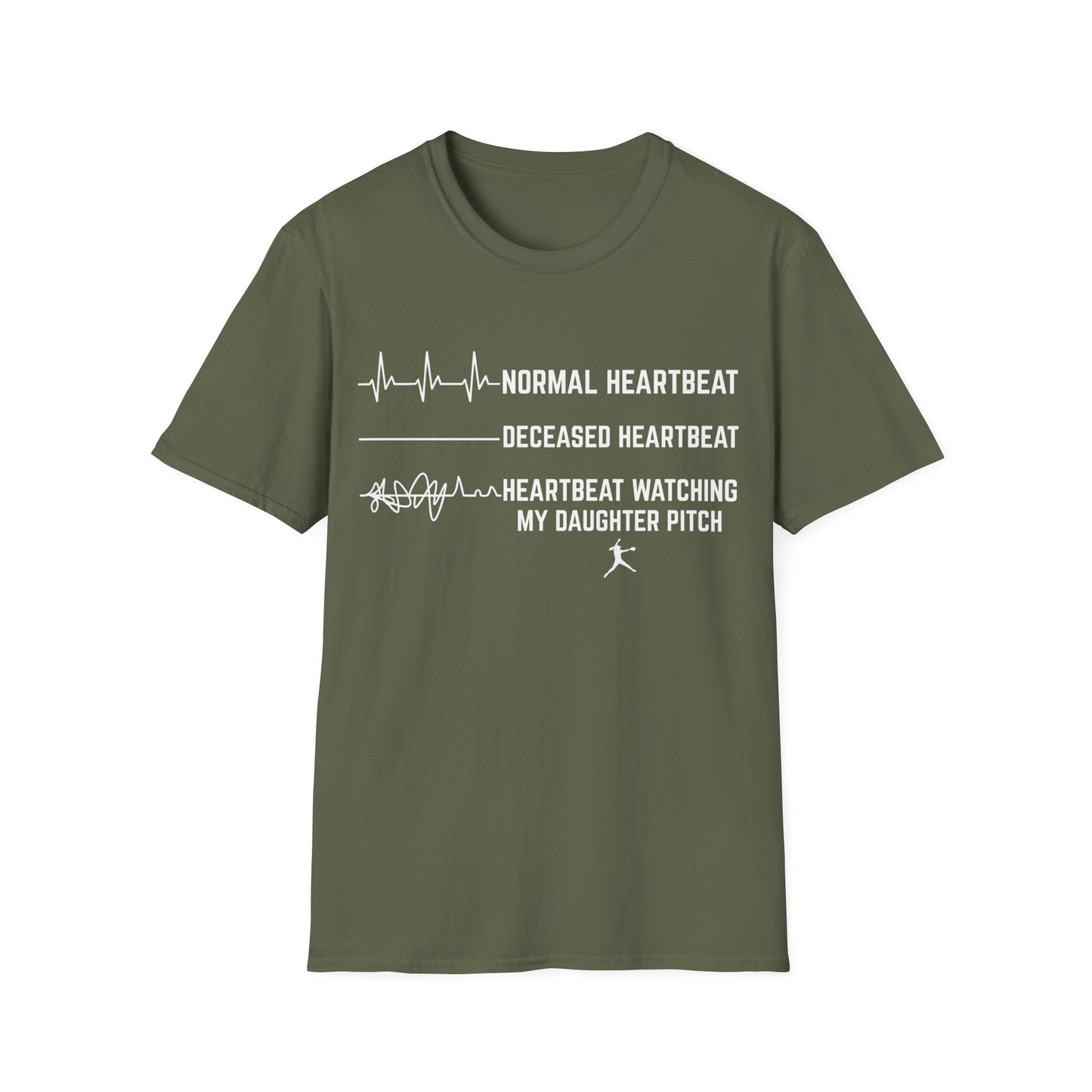 Daughter's Pitch Flatlines Me T-Shirt