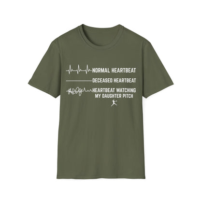 Daughter's Pitch Flatlines Me T-Shirt