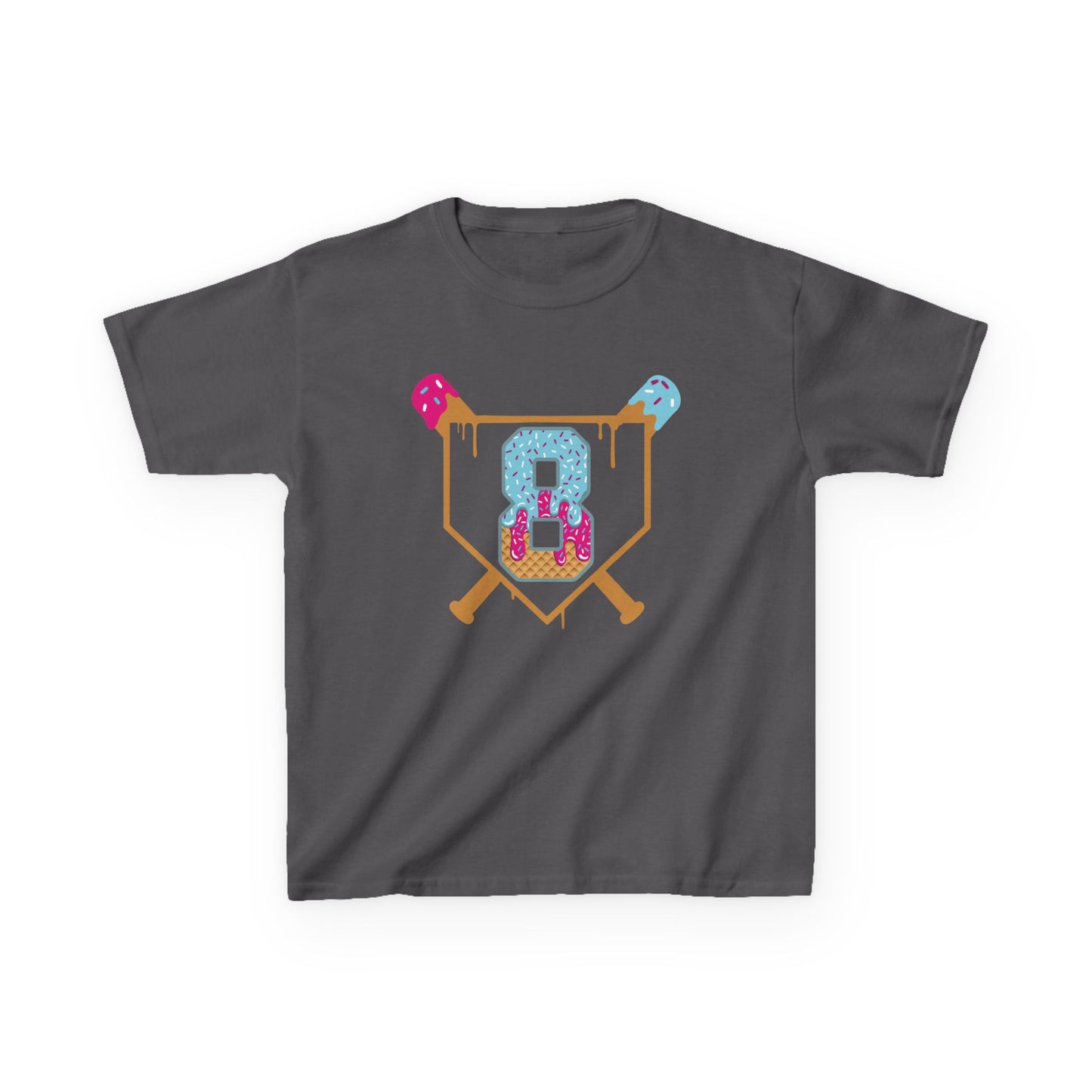 Baseball 8th Birthday Kids T-shirt