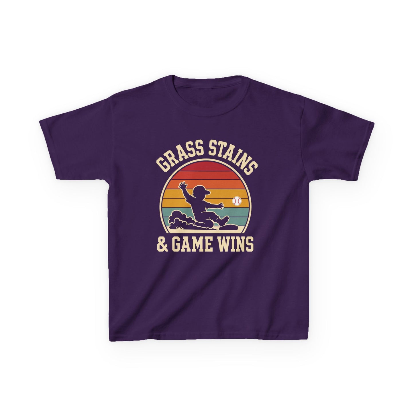 Grass Stains & Game Wins Kids T-shirt