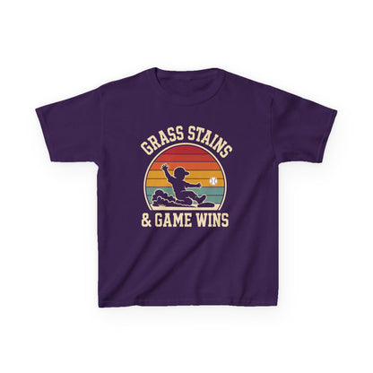 Grass Stains & Game Wins Kids T-shirt