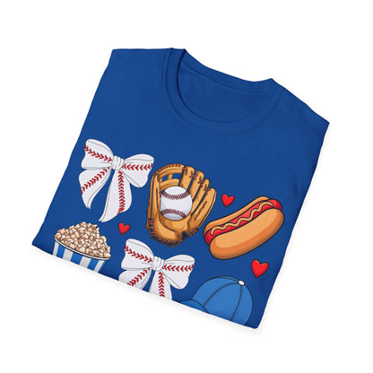Baseball Love Unisex T-Shirt, Sports Fan Apparel, Gift for Him, Her, Game Day Outfit, Summer Casual Wear