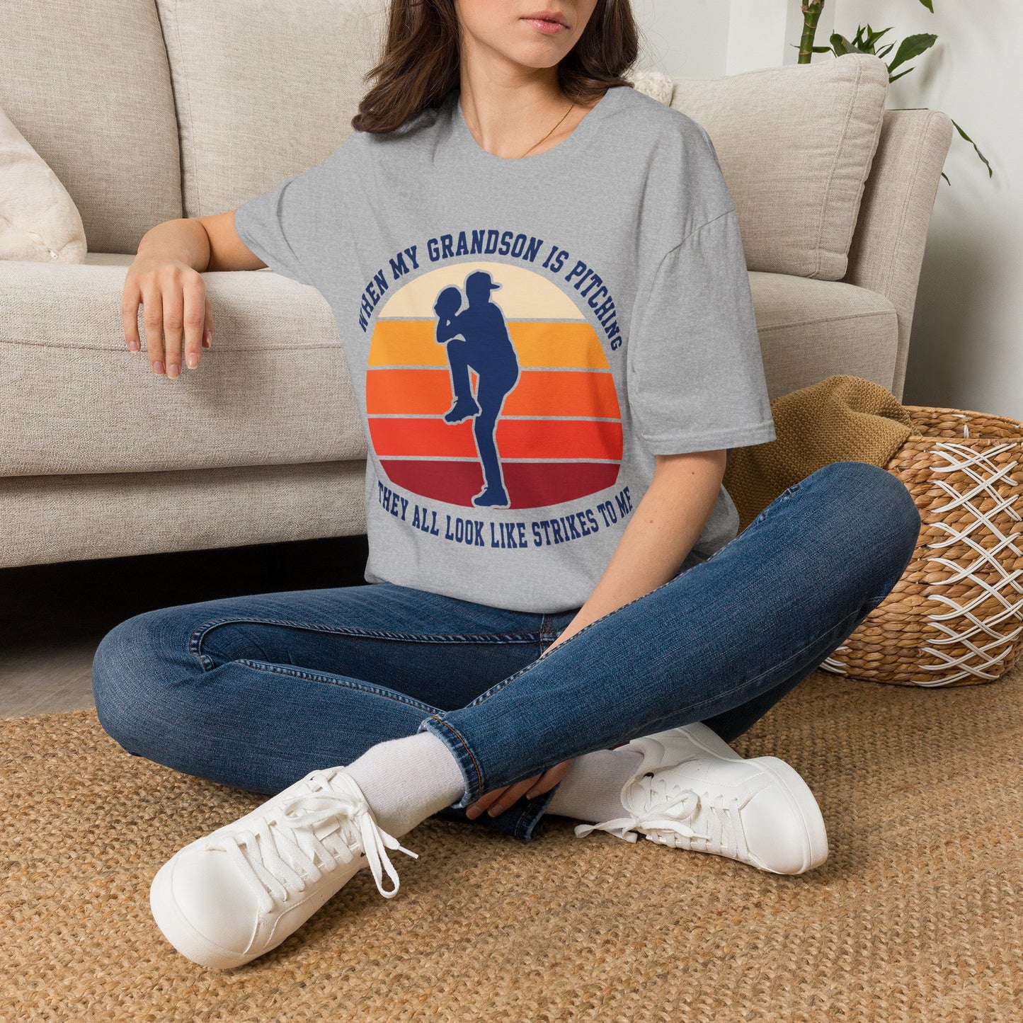 Grandparent  Sees Only Strikes T-Shirt