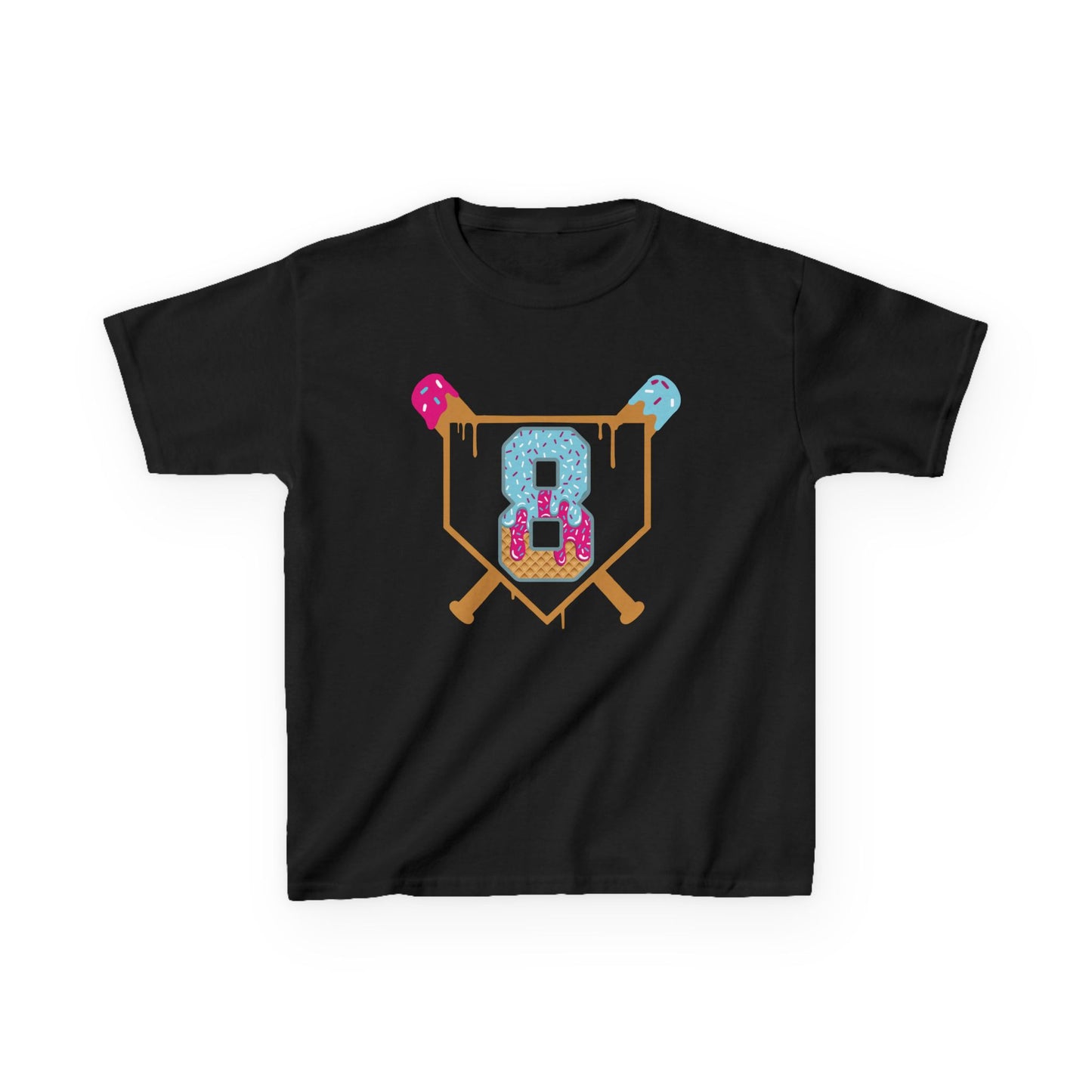Baseball 8th Birthday Kids T-shirt