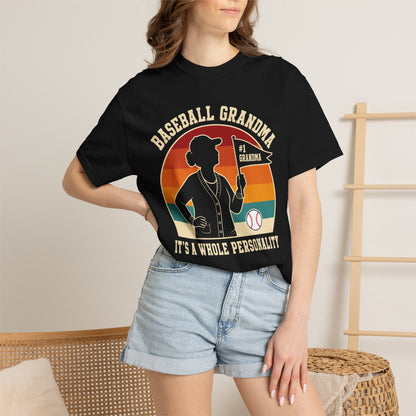 Baseball Grandma Whole Personality T-Shirt