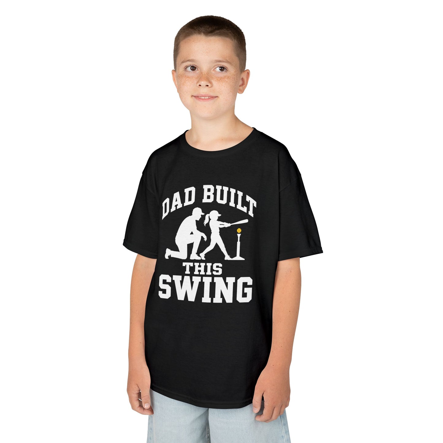 Dad Coached Her Swing Kids T-shirt