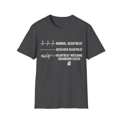 Grandson Behind Plate Flatlines Me T-Shirt