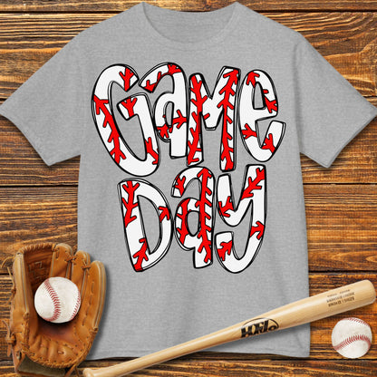 Game Day Baseball Kids T-Shirt