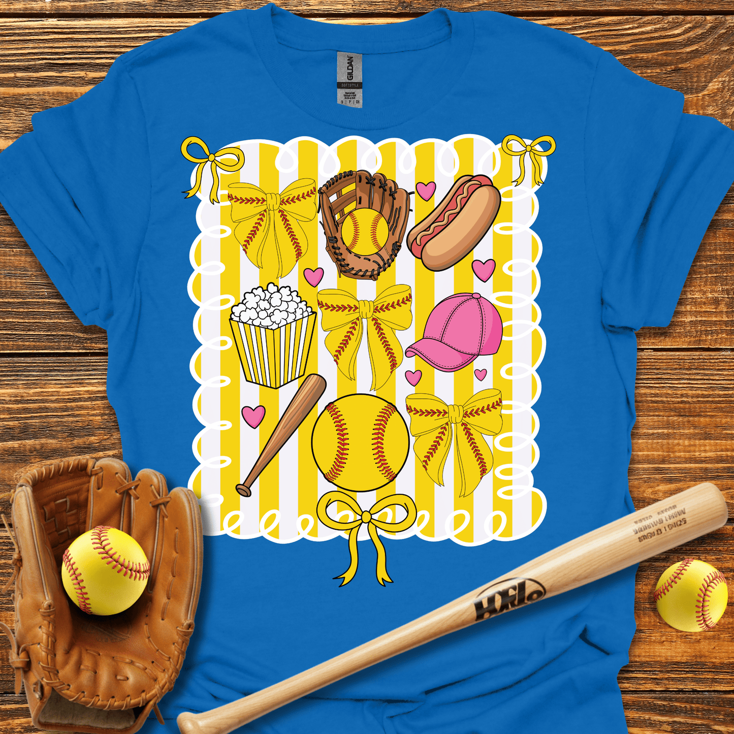 Softball Coquette Tee