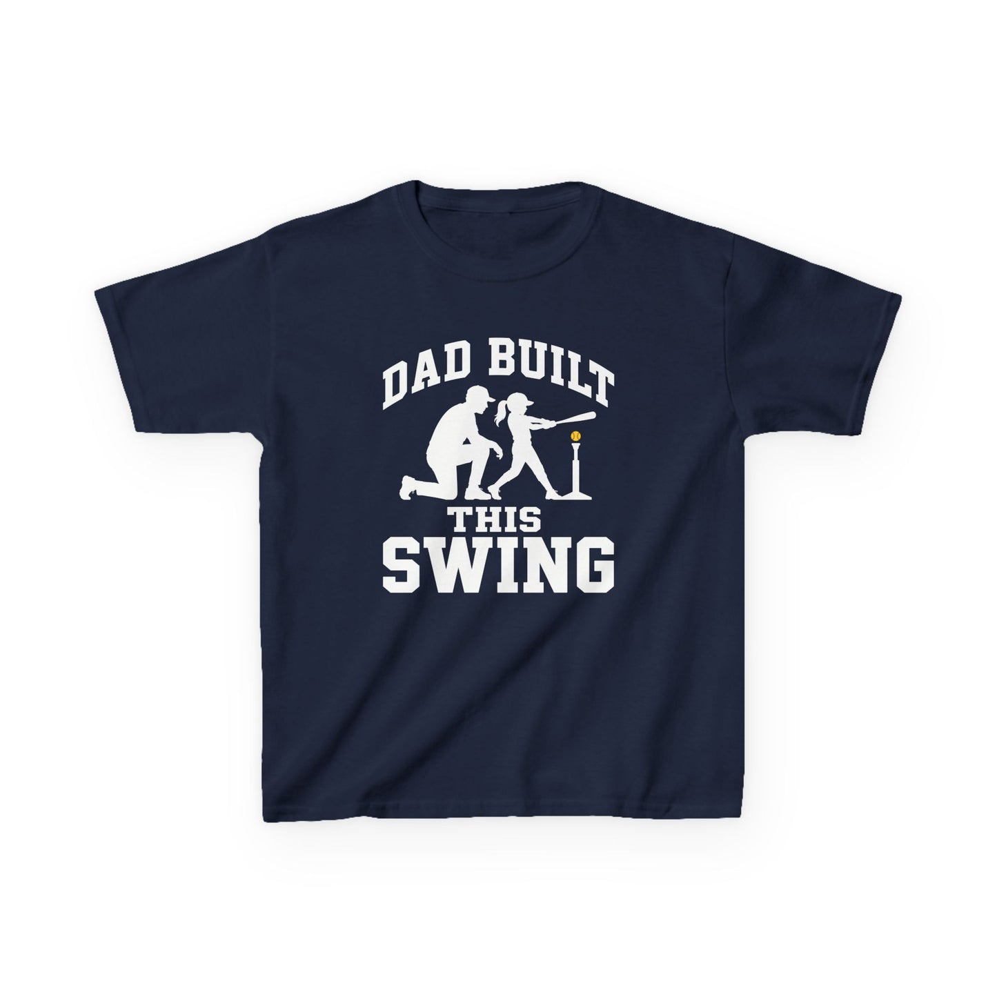 Dad Coached Her Swing Kids T-shirt