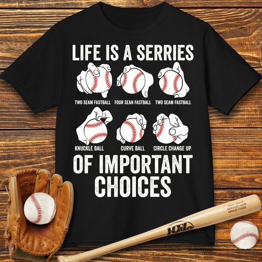 Baseball Pitches Kids T-Shirt