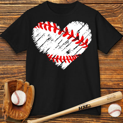 Baseball Heart Kids T-Shirt