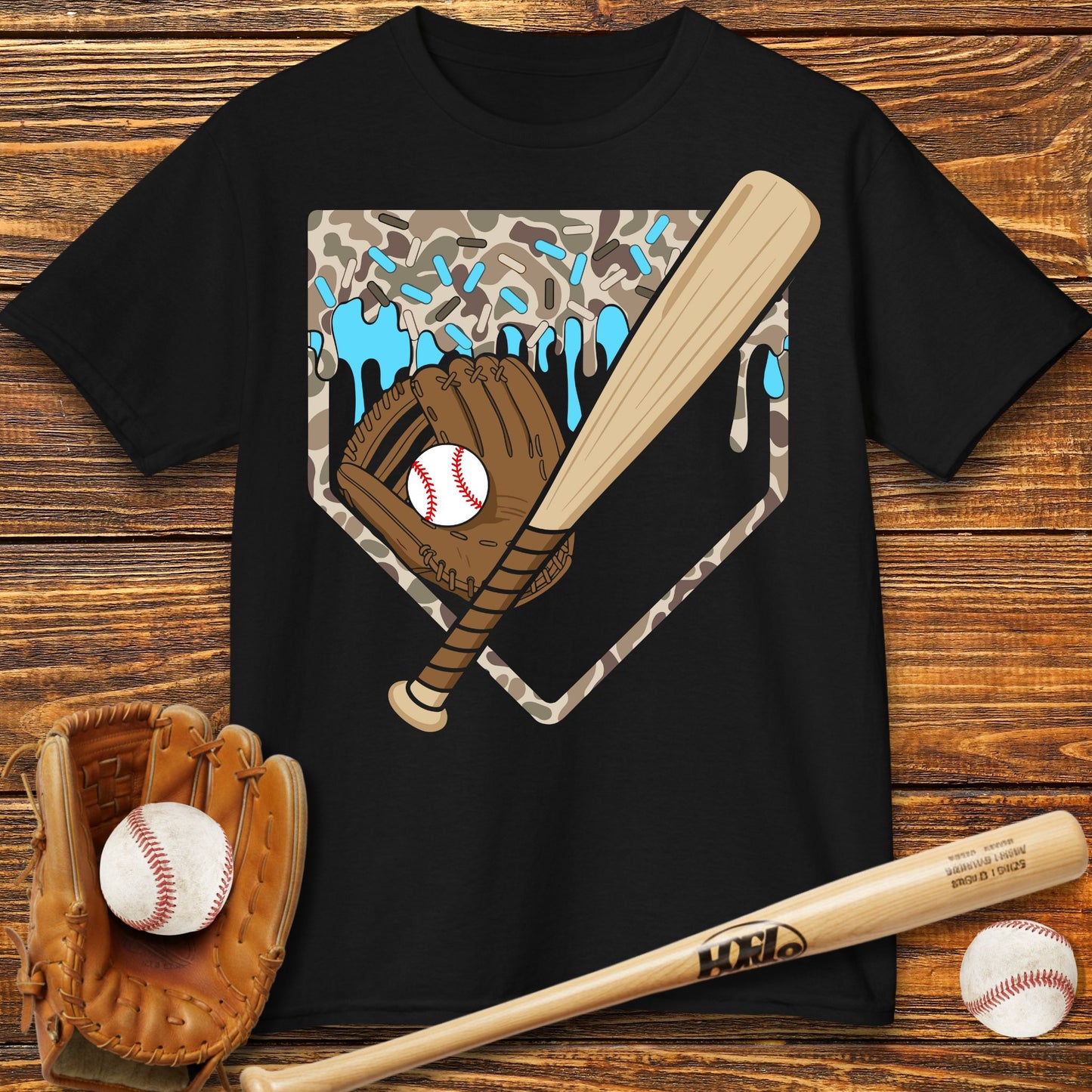 Camo Drip Kids T-Shirt