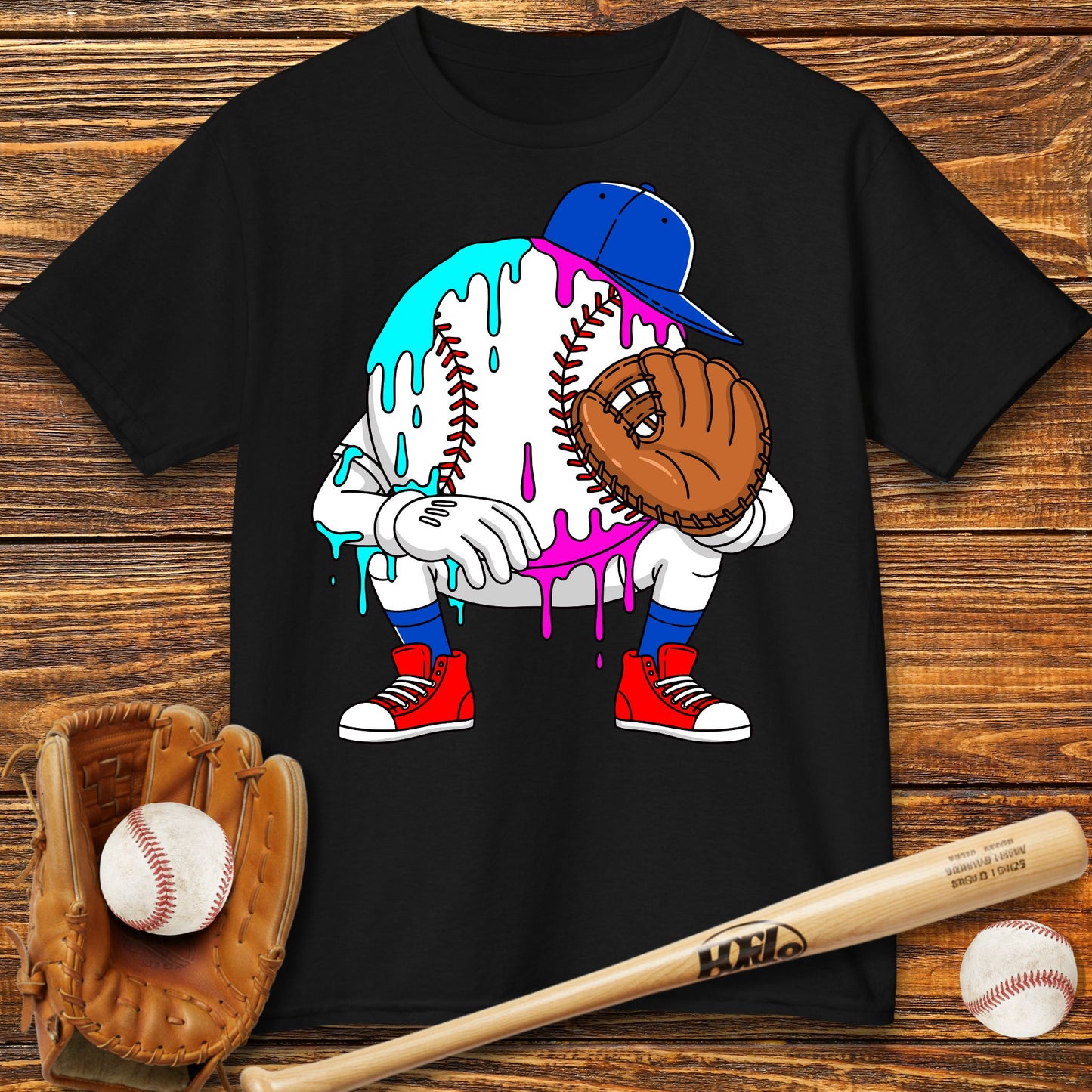 Baseball Catcher Kids T-Shirt