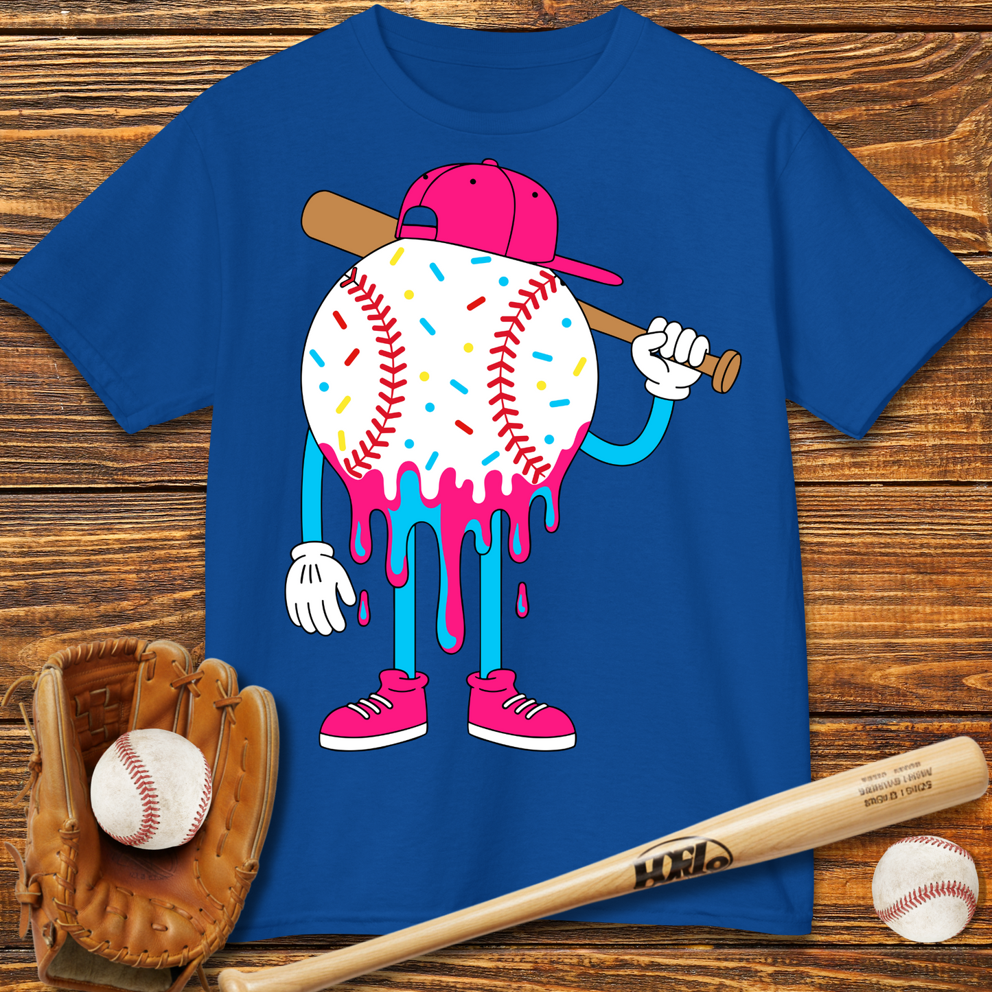 Baseball Drip Kids T-Shirt