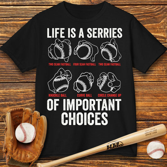 Baseball Pitches Kids T-Shirt